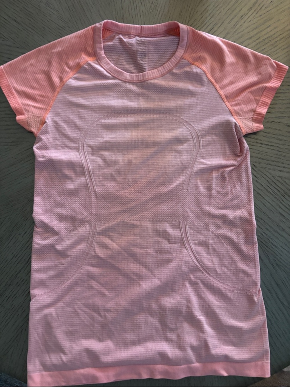 Lululemon Run: Swiftly Tech Short Sleeve Bleached Coral/pop Orange